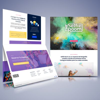 Diseño web Selfie room
