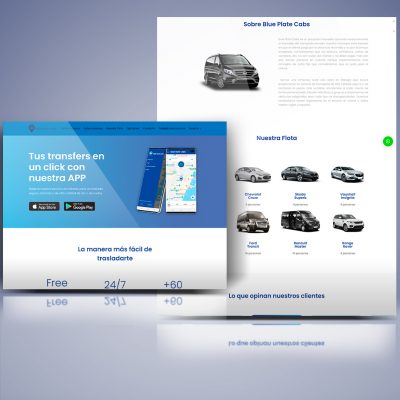 App Web | Blue plate Cabs