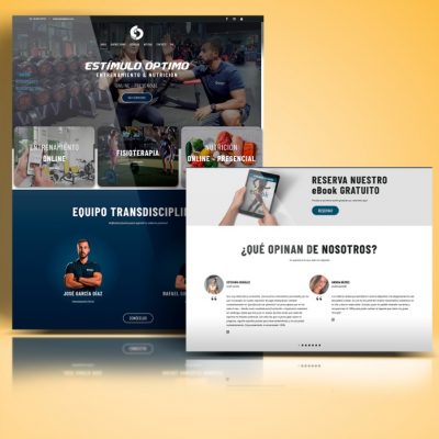 Diseño web para Personal Trainers